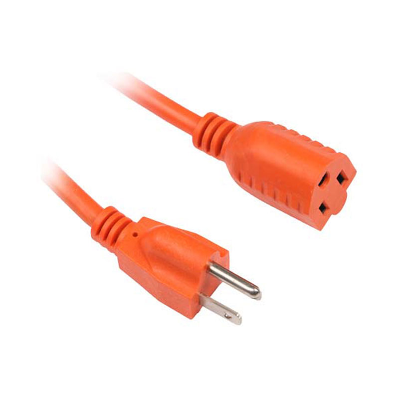 Izdržljivi narančasti vanjski produžni kabel s uzemljenom zaštitom FP-672