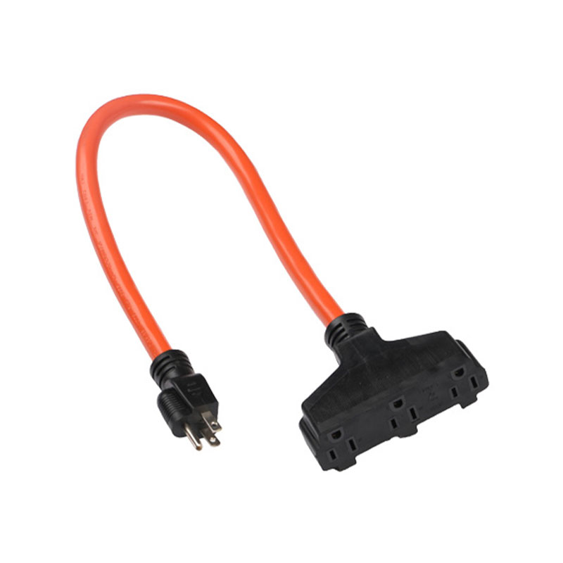 Produžni kabel američke utičnice za teške uvjete rada s 3 utičnice FP-674, FP-678